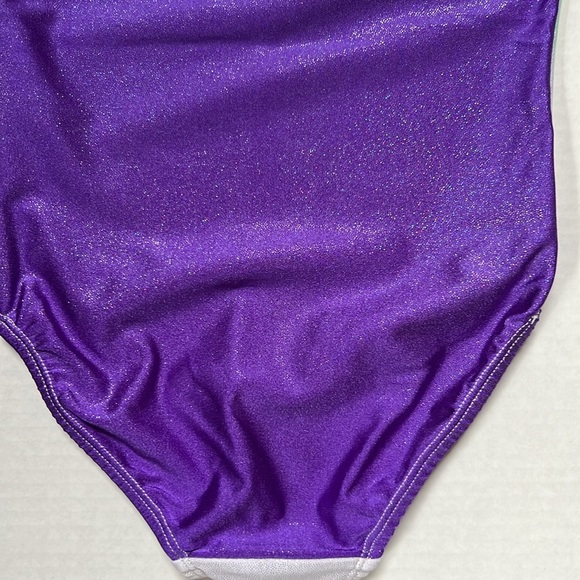 Rainbow Metallic Leotard Size 5/6 - Picture 15 of 16